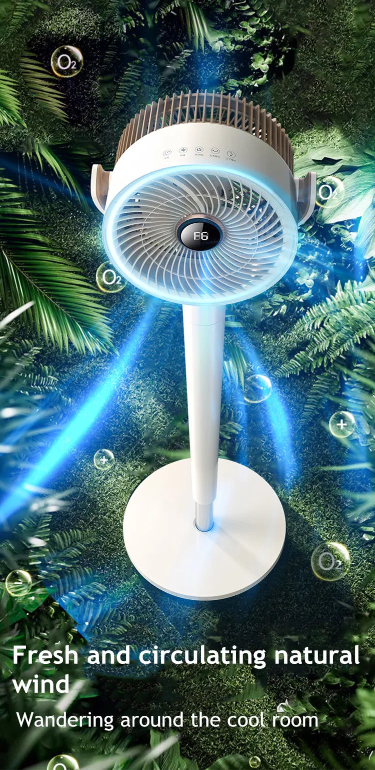 Air Circulation Fan Electric Fan Household Quiet Vertical Floor Fan Big Wind New Desktop turbo Fan Timing Remote Control