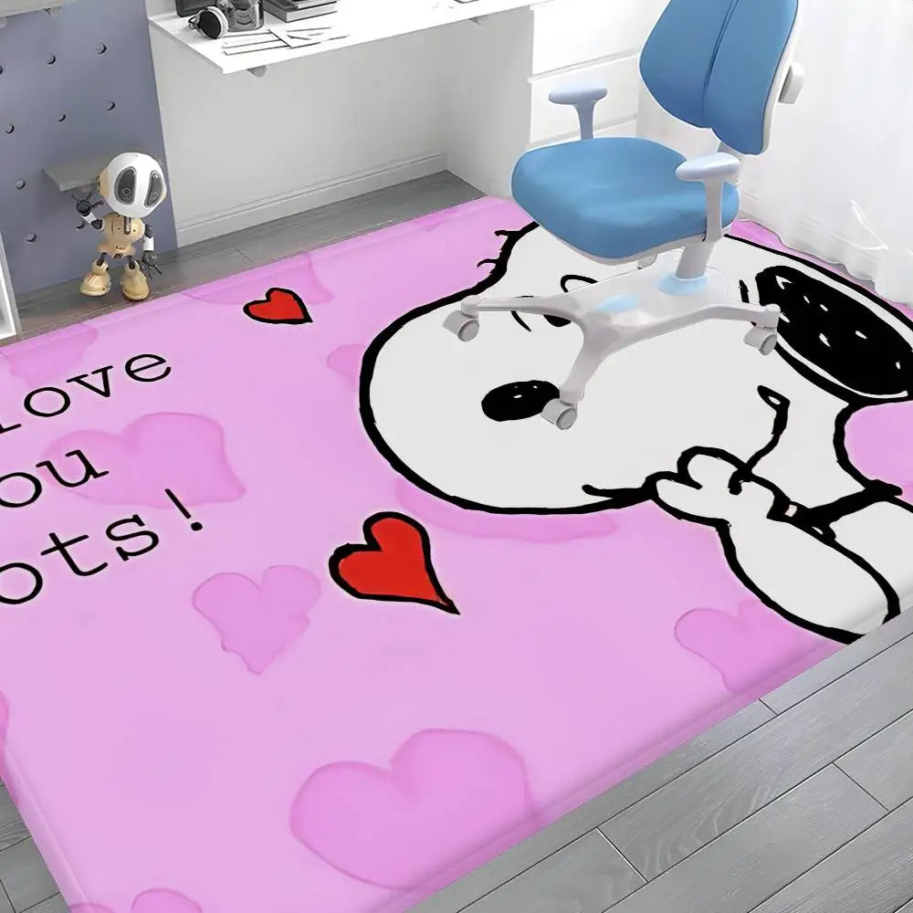 S-Snoopy Cartoon Kitchen Mat Cheaper Anti-slip Modern Living Room Balcony Printed Modern Home Decor