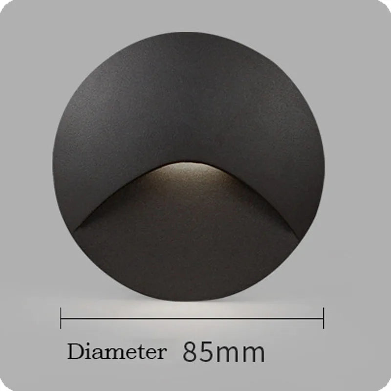 Outdoor Light IP65 Embedded Wall Light 3W LED Indoor Recessed Stair Lighting  Balcony Porch Aisle Courtyard Indoor Wall Light
