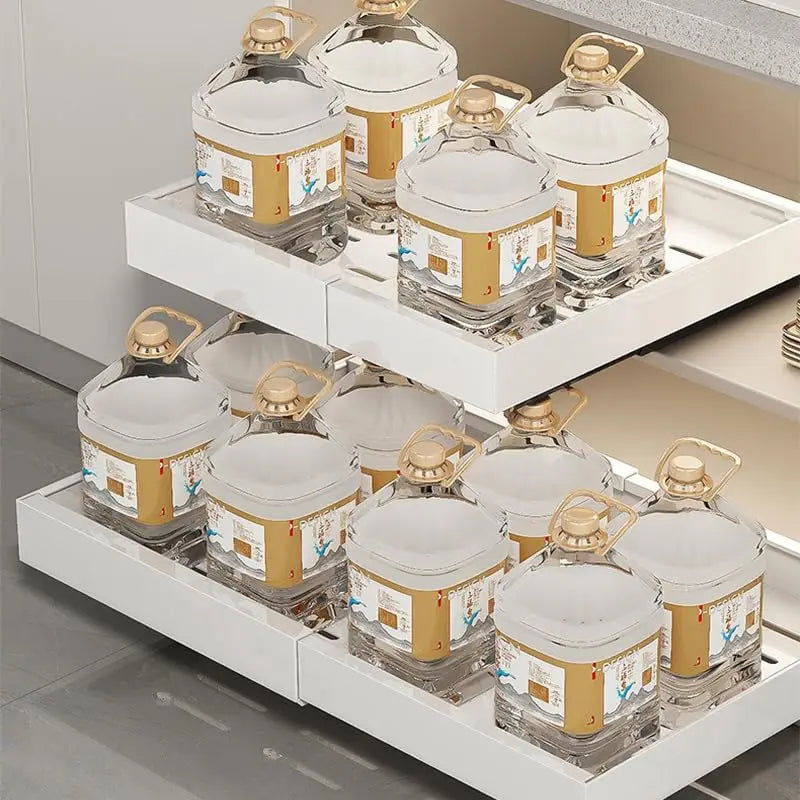 Pull out cabinet organizer slide out drawers for kitchen cabinets with drawers pantry shelves instead of all over the counter