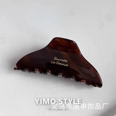High-end Acetate Large Plate Hair Claws Fashion Hair Accessories Women Trend Back Head Clip Boutique Cute Girl Hairpins Headwear