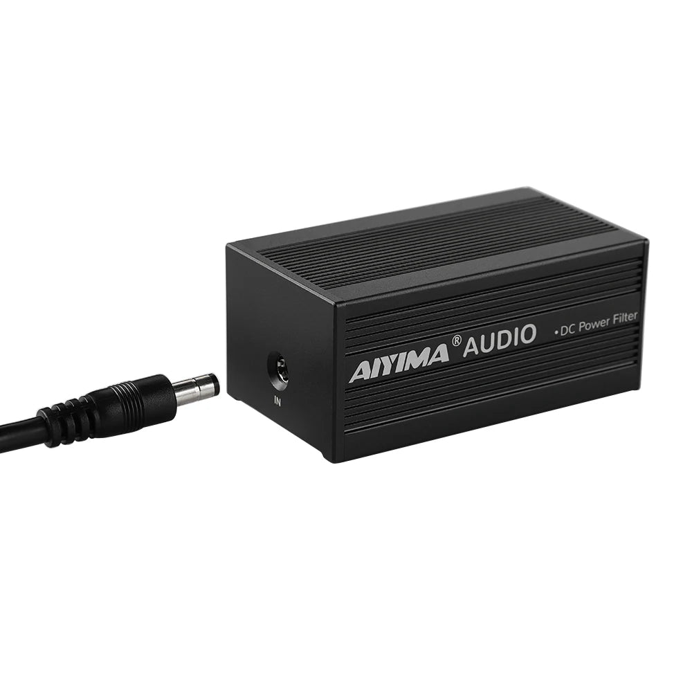 AIYIMA DC Power Filter EMI Noise Suppressor Ripple Reduction Dual Isolation Power Cleaner for DAC Amplifier A20 MON0/A80/A07 MAX