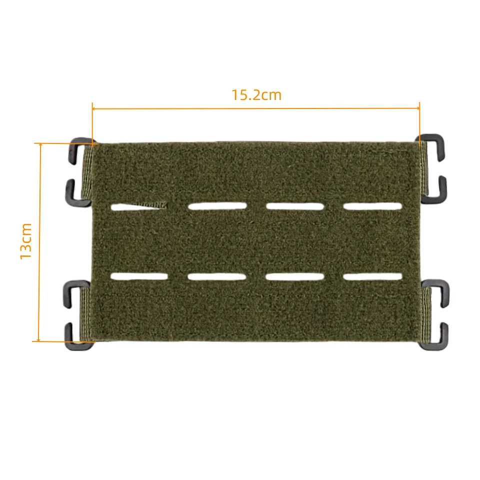 Nylon Molles Tactical Patches Board Patches Panel Display Holder for Backpack Hunting Mini Patches Board Strip
