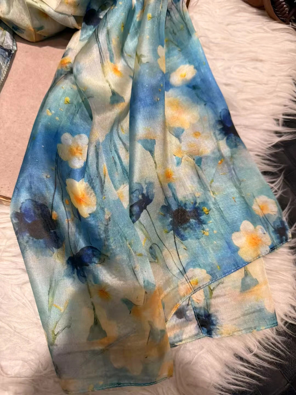 BYSIFA| Ultralarge Spring Fall 100% Mulberry Silk Scarf Beach Wrap Brand Female Long Scarves New Red Floral Silk Scarf Shawl