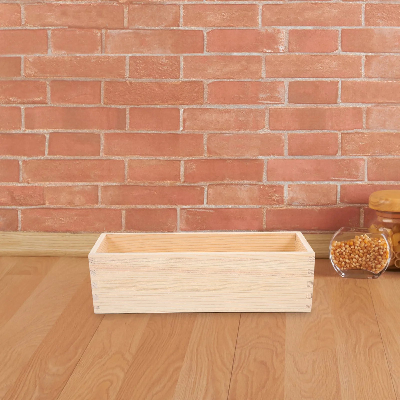 Wooden Drawer Organizer Storage Box Multi-Purpose Kitchen Utensils Jewelry Organizer Storage Case Holder Wooden Box