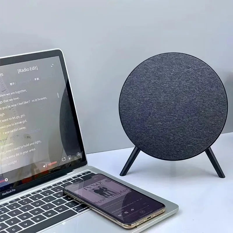 Mini Bluetooth Speaker UFO Design BT 5.4 HIFI Stereo Wireless Boombox Home Theater Sound System Support TWS TF USB AUX FM Play