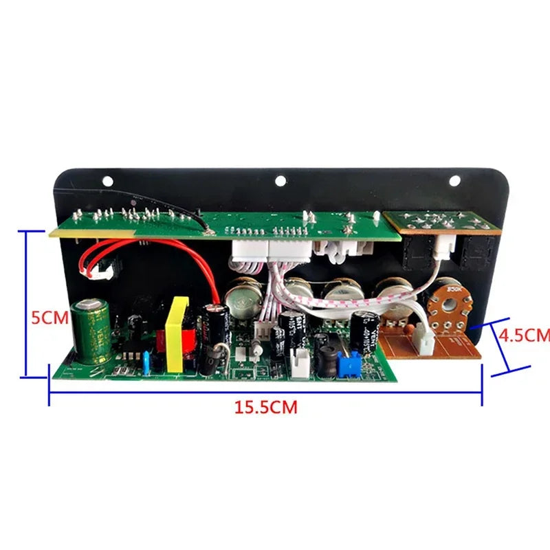 Subwoofer Amplifier Board 100W with Optical Audio Bluetooth AMP USB FM Radio TF Player DIY Audio Sub Woofer for 4-8 Ohms Speaker