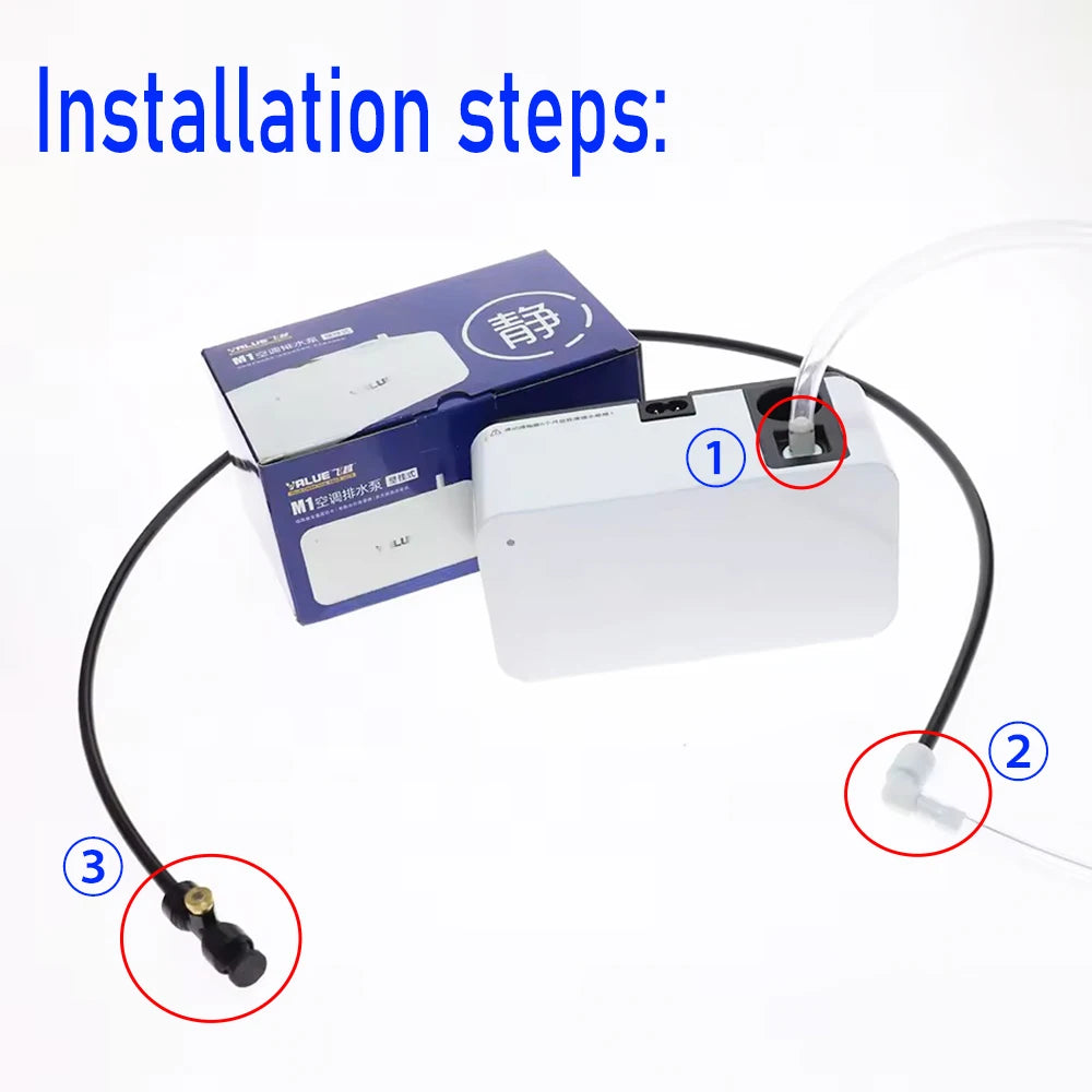 VALUE 100V-240V Air Conditioning Water Automatic Ultra-quiet Condensate Pump Air Conditioner Drainage With Atomization System