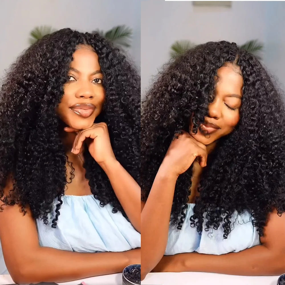 Curly Feather Crochet Human Hair Extensions Knotless Pre Separated Burmese Curly Crochet Extension With Special Curly Ends