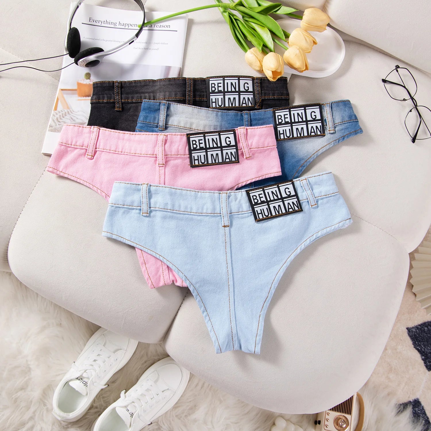 Denim Shorts for Women, Low Waist, Mini Jeans, Sexy Lady Nightclub, Hot Dance Briefs, Girl Party Gift, Fashion, New, Summer, P08
