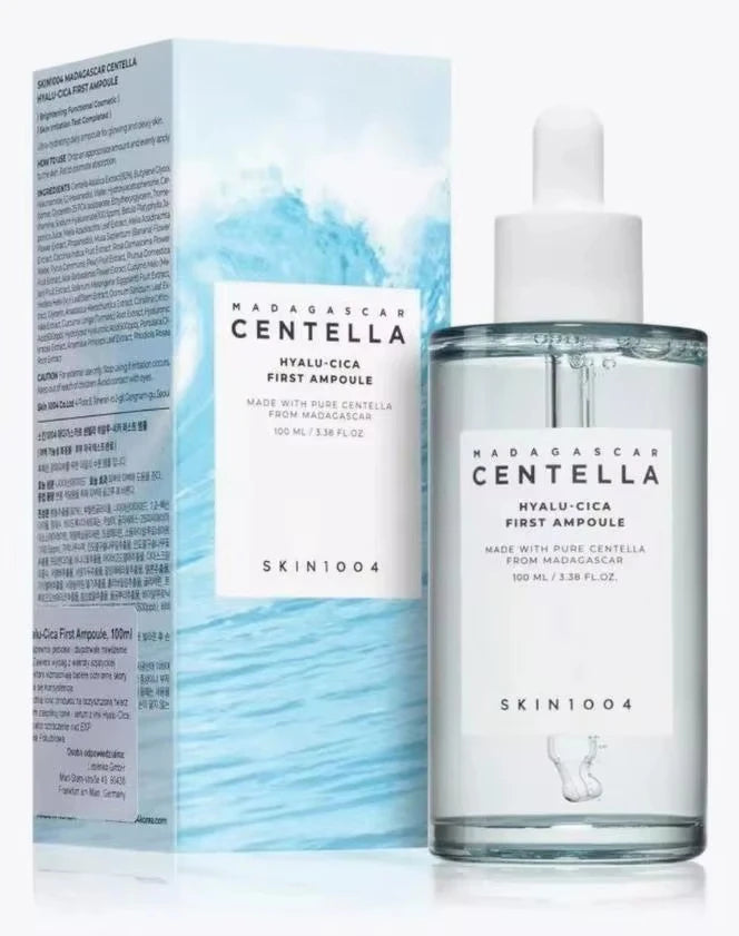 4-Piece Set SKIN1004 Madagascar Centella Ampoule Kit 30ML Soothing Calming Serum Collection for Sensitive & Acne-Prone Skin