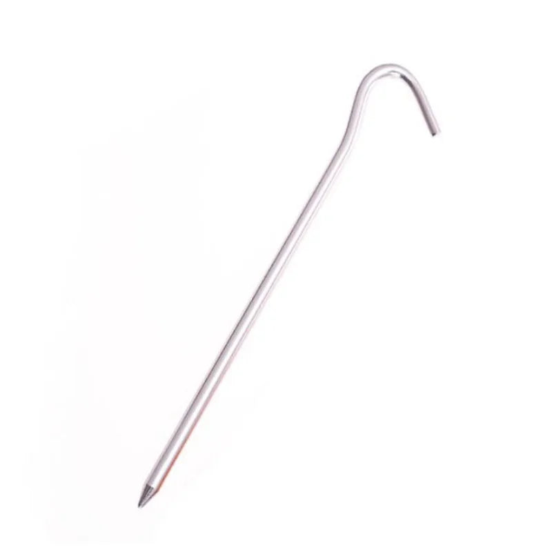 10 Pcs/Lot 18cm Tent Pegs Aluminum Round Tent Stake Alloy Tent Pegs Outdoor Nails Tent Accessories