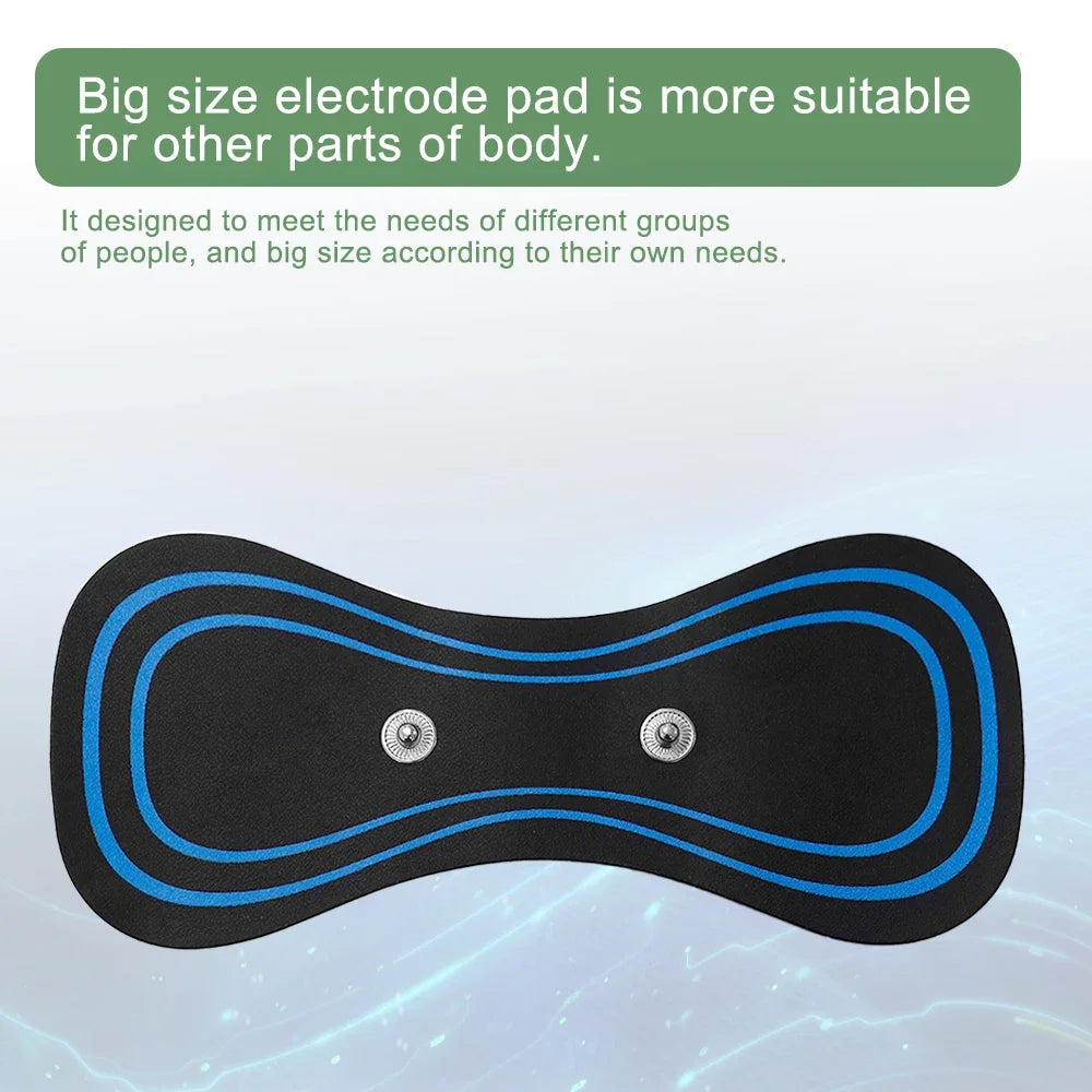 10/20Pcs EMS Muscle Stimulator Sticke Neck Massage Patch Replacement Trainer Hip Exerciser Slimming Tens Body Massager Gel Padsr
