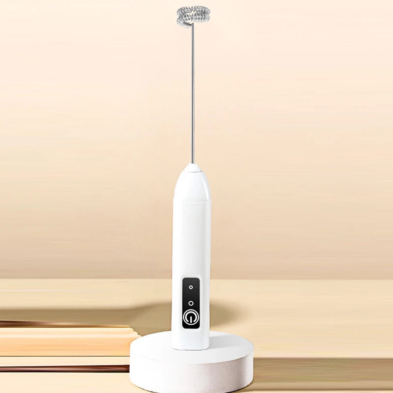 Gbbma Electric Milk Frother Handheld Egg Beater Foamer Coffee Maker Electric Blender Mixer Mini Portable Blender Kitchen Tool