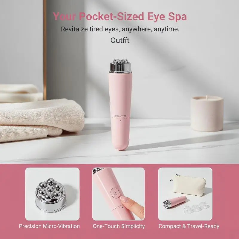 4 In 1 Electric Facial Massager Micro Vibration Eye Beauty Instrument For Relax Eye Dark Circles Eye Bags Puffiness Eye Massage