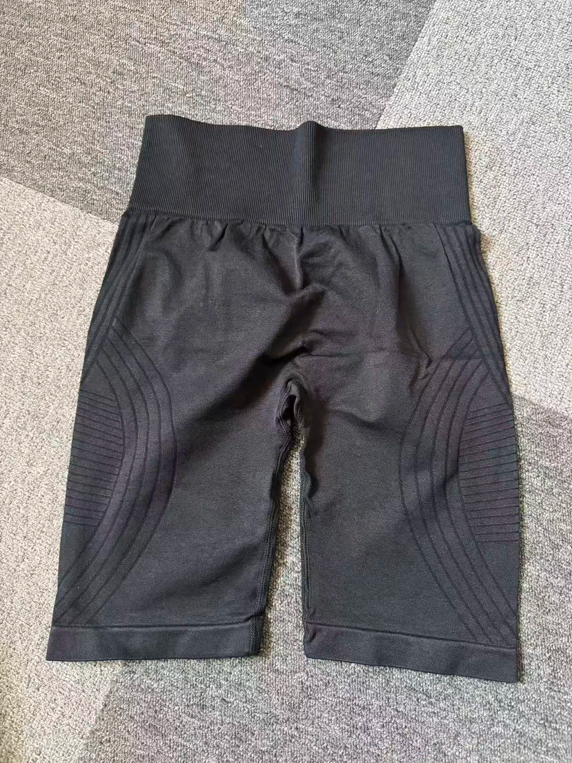 Anti-Cellulite 3D Compression Biker Shorts High Waisted Butt Lifting Tummy Control Training Cellulite Slimming Workout Shorts