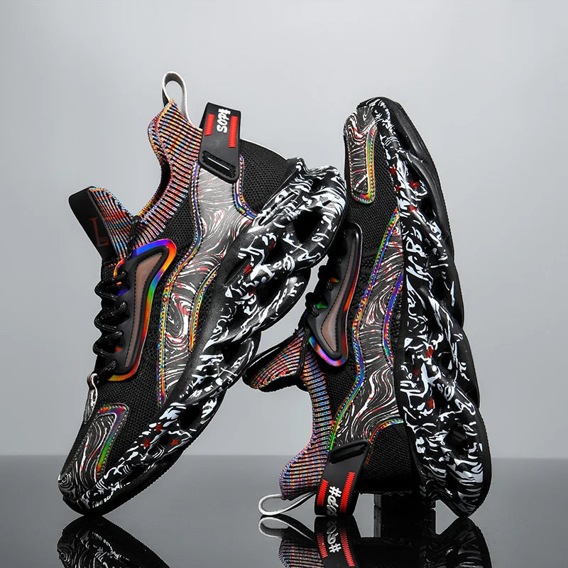 Casual Men's Sneakers Breathable Luxury Trainer Race Shoes Fashion Running Tenis for Men And Women
