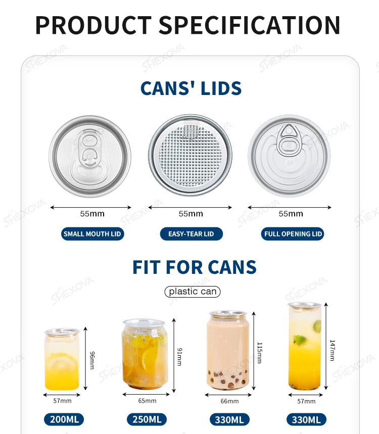 Commercial New Product Portable Beverage Can Sealing Machine Beer Juice Coffee Canning Closing Sealing Machine