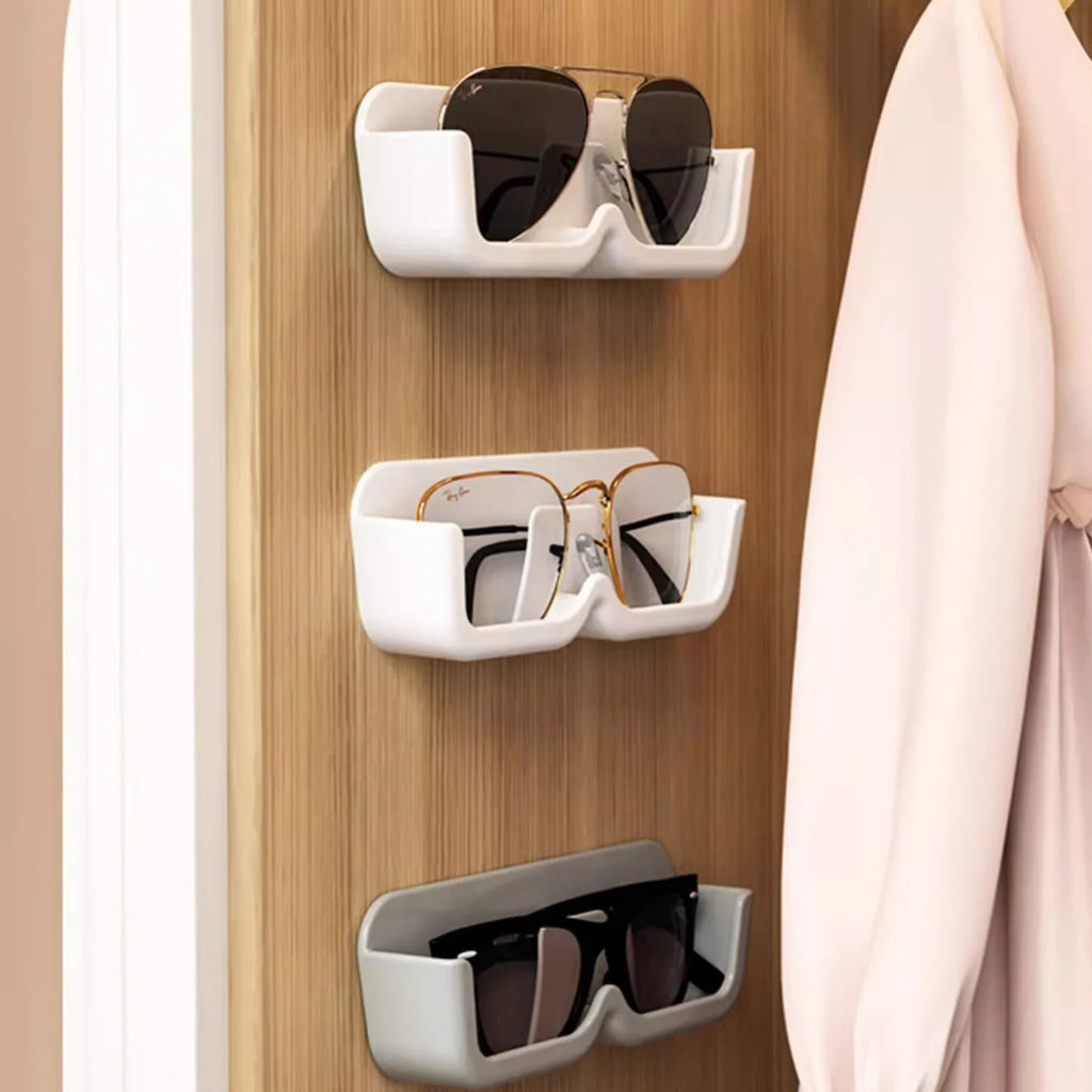 Wall-Mounted Glasses Storage Rack Wall Mounted Sunglasses Sunglasses Display Props Myopia Glasses Frame Display Rack