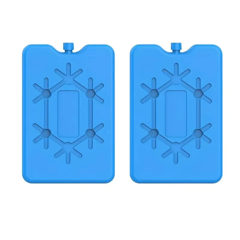 Reusable Ice Packs in Green And Blue, Ultra-Thin And Durable, Perfect for Lunch Boxes, Coolers, Picnics, And Outdoor Adventures