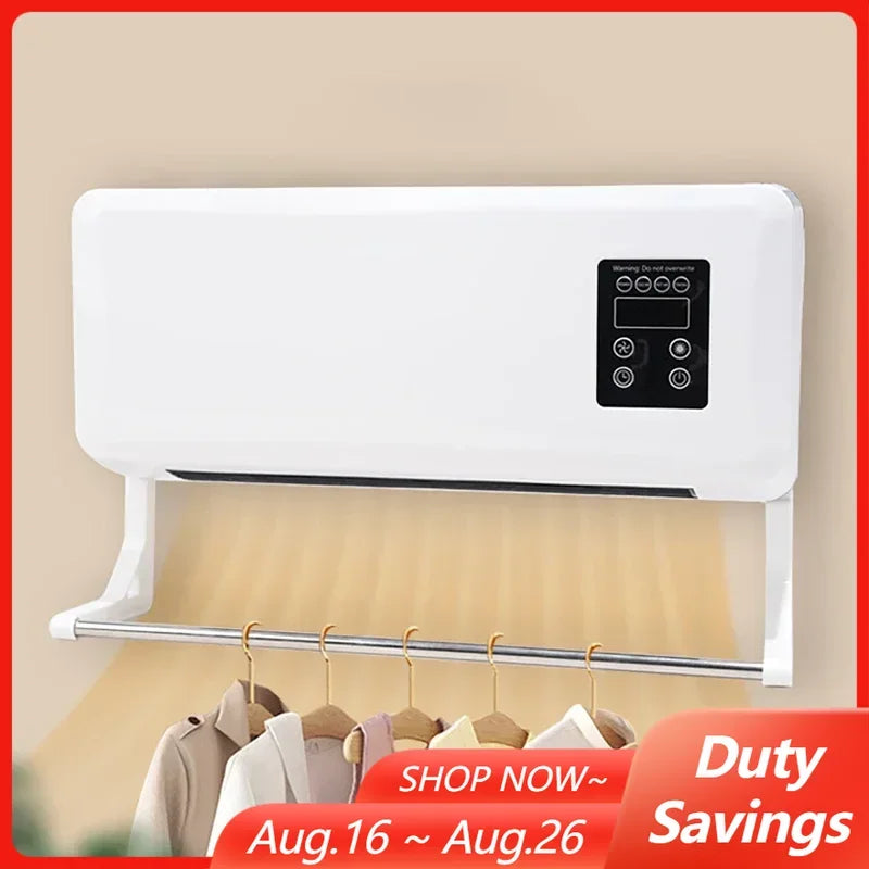 Portable Wall-Mounted Split Air Conditioner Dual-Purpose Heating And Cooling Air Conditioner with Remote Control for Apartment