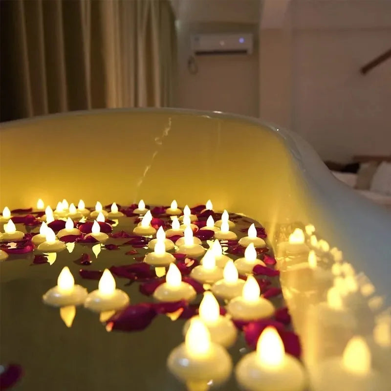 LED simulation candle battery powered tealight candle flameless wedding home Christmas decoration candle warm light
