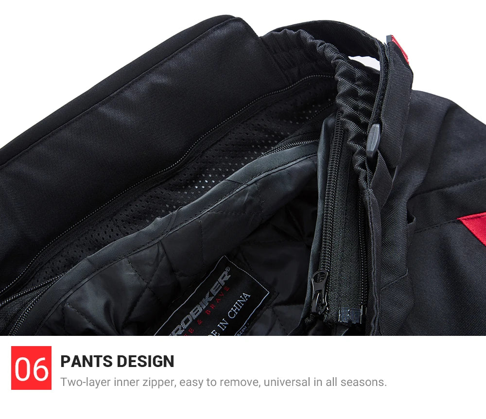 Motocross Jacket Motorcycle Jacket Pants Suit Waterproof Reflective Racing Jacket Men Biker Motorcycle Clothing Four Seasons