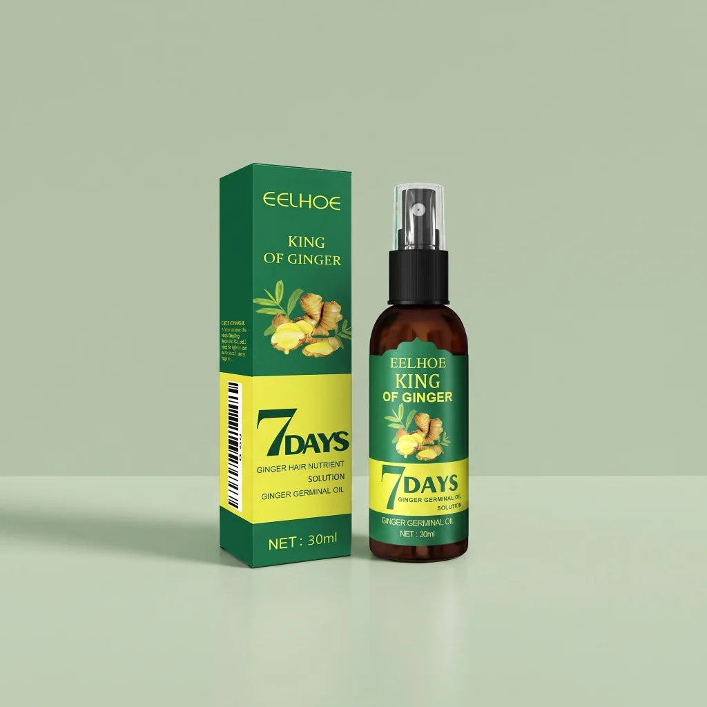Ginger Germinal Hair Spray Nourish Scalp Strengthen Weak Hair Roots Improve Thin Brittle Hair Mild Daily Scalp Care Liquid 30ml