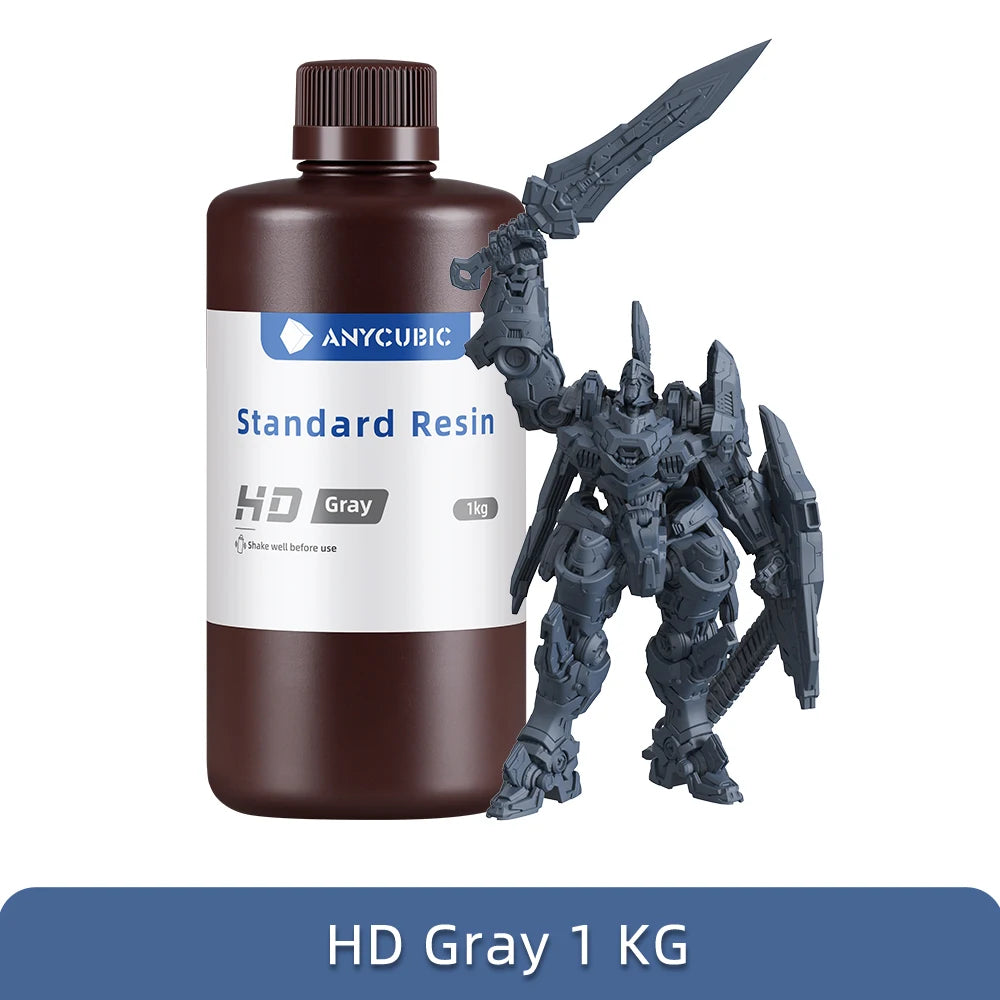 ANYCUBIC Standard Resin 405nm UV Resin LCD 3D Printer Photosensitive Resin For Photon Mono 7 Pro Figurines 3D Printing Materials