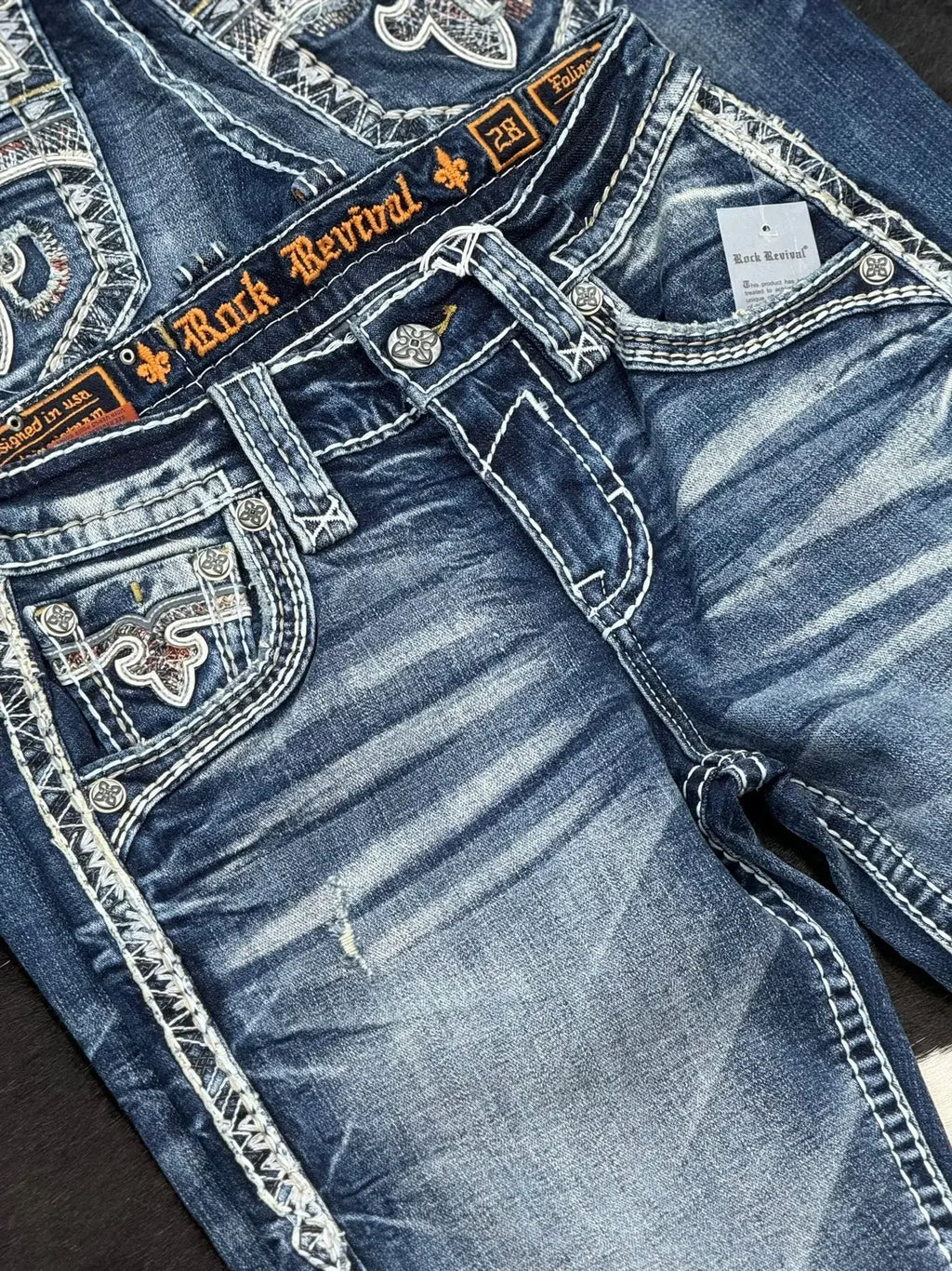 Y2K New Gothic Blue Denim Embroidery Harajuku Wide Pants Revival Mens Jeans Foliage Bootcut Women Pocket Hip Hop Streetwear