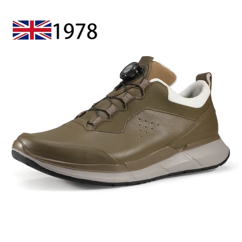 New Men's Shoes Genuine Leather  Fashion Low-top Men's Casual Trendy Shoes Running Sports