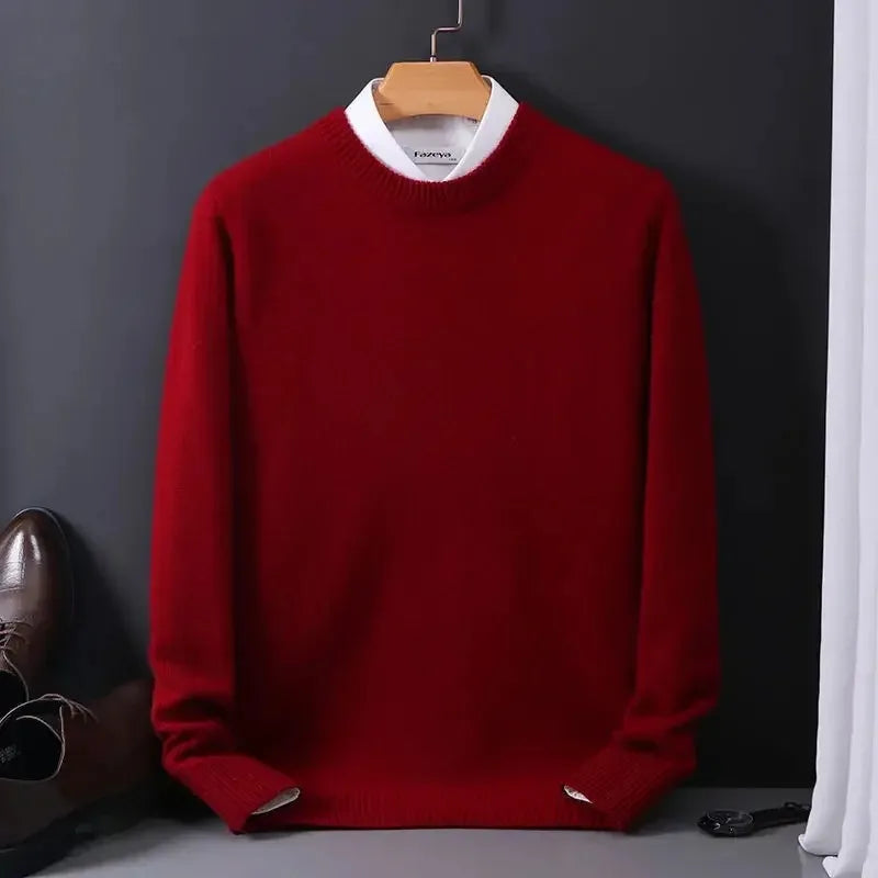 Cashmere Cashmere Sweater Men 2025 Autumn Winter Jersey Jumper Robe Hombre Pull Homme Hiver Pullover Men O-neck Knitted Sweaters