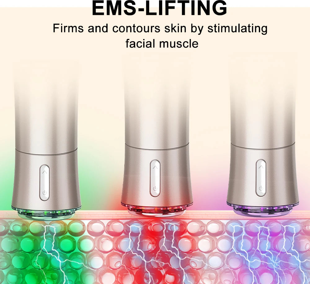 Multifunctional Face Massager Microcurrents Facials Beauty Device Electric Faces Lifting Machine Red Light Skin Beauty Equipment