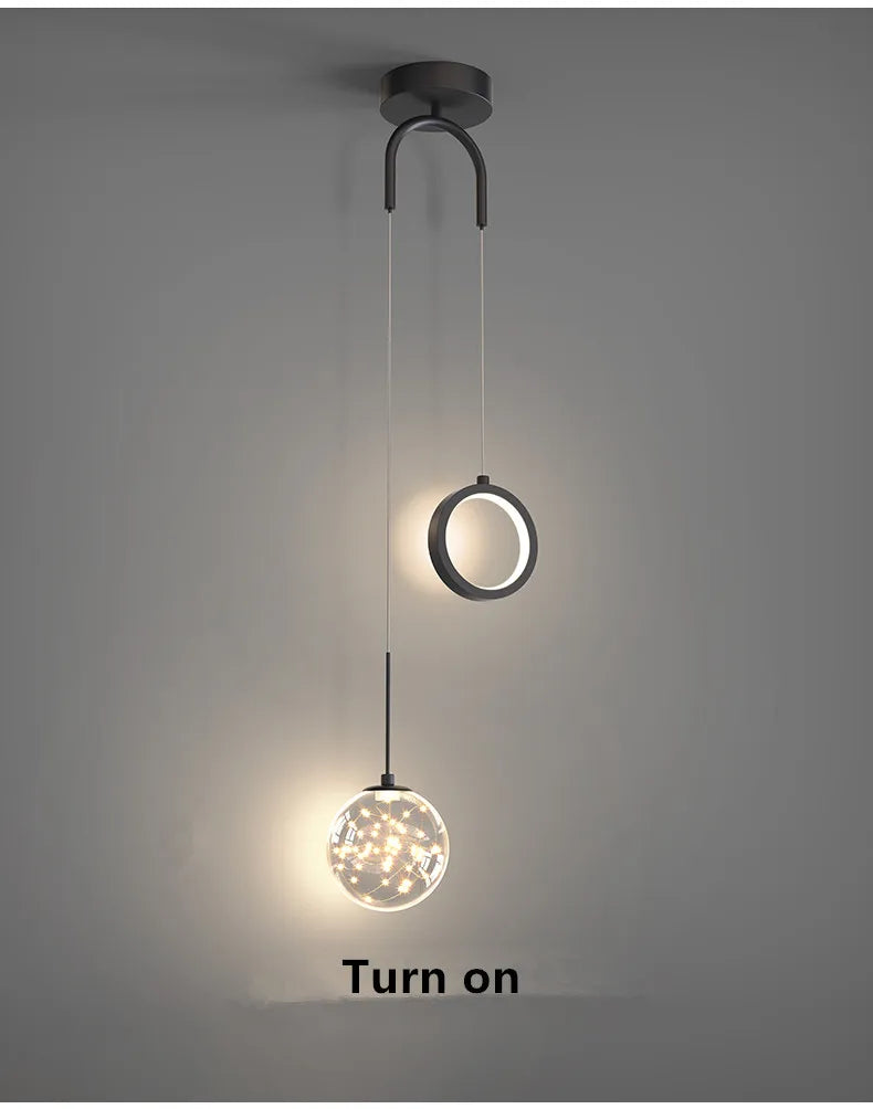 Modern Simplicity LED Pendant Light Indoor Lighting Fixture Living Bedroom Bedside Home Decoration Dining Table Hanging Lamps