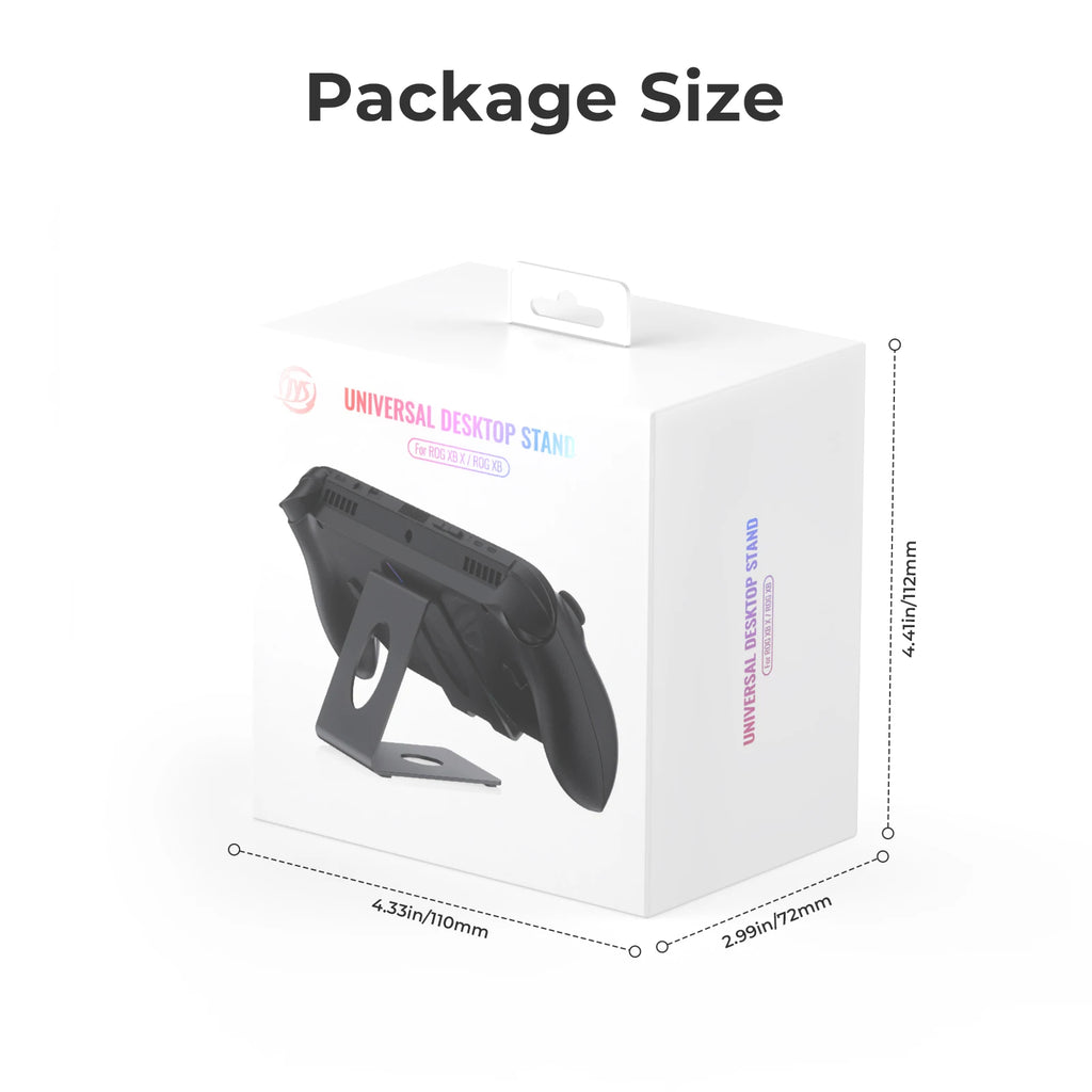 Desktop Stand Holder X155 for Game Console,Tablets Stand with Anti-Slip Silicone Pad Compatible with Steam Deck/ROG/Switch/Phone