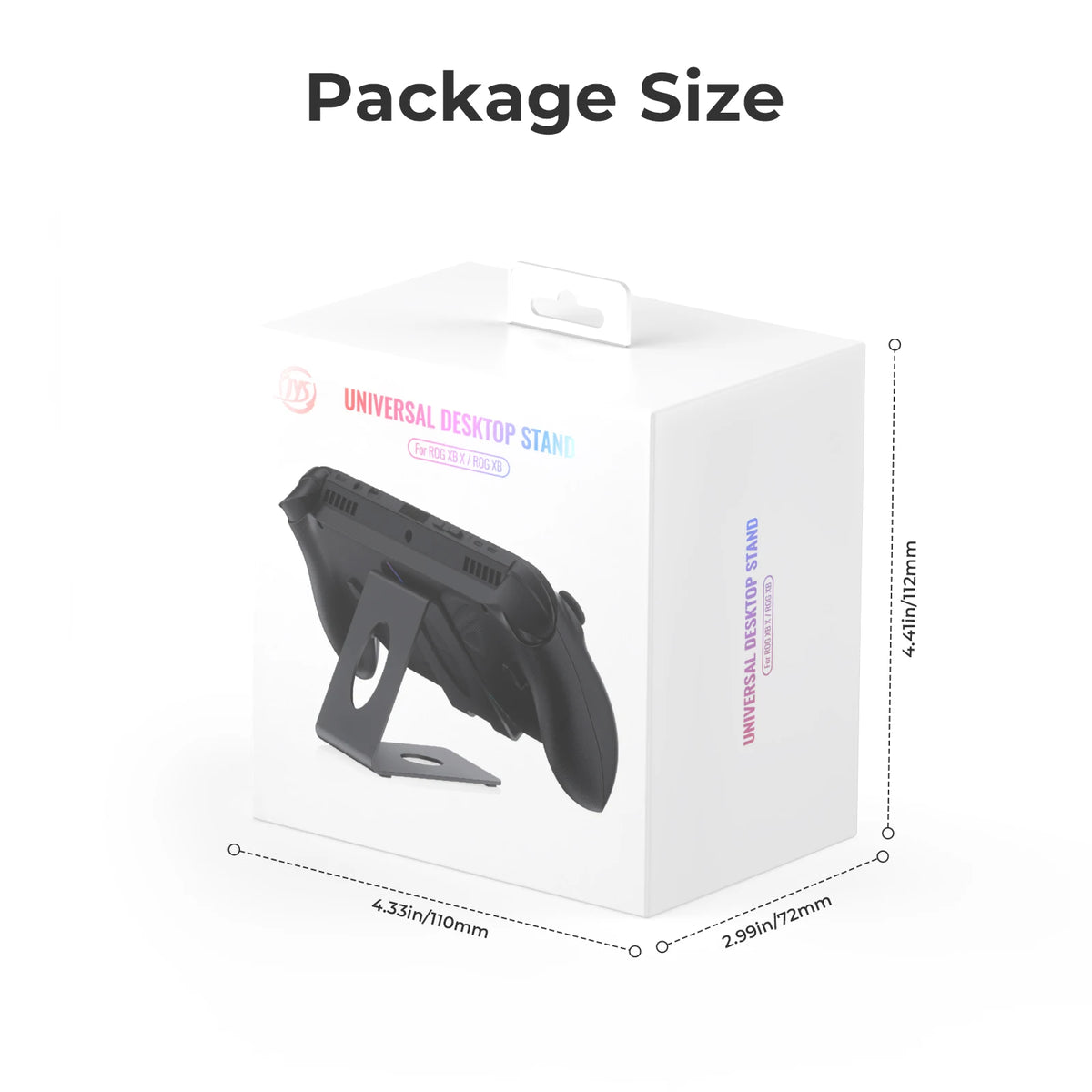 Desktop Stand Holder X155 for Game Console,Tablets Stand with Anti-Slip Silicone Pad Compatible with Steam Deck/ROG/Switch/Phone