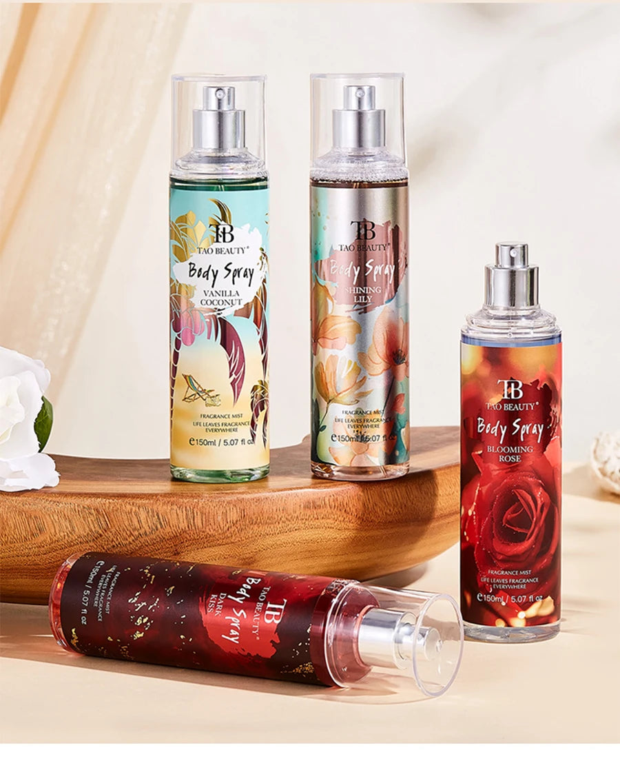 150ml Fragrance Spray, Long-Lasting Perfume, Light Floral Fruity Scent, Rich Rose Blackberry Botanical Fresh Scent Spray