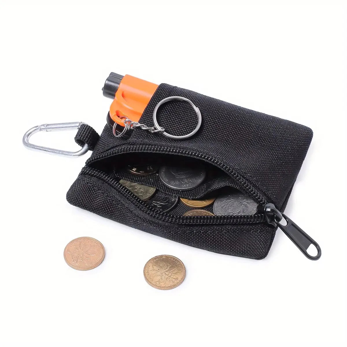 1PCS Mini Tactical Wallet Men's EDC Molle Pouch Portable Key Card Case Coin Purse Hunting Bag Zipper Pack Multifunctional Bag