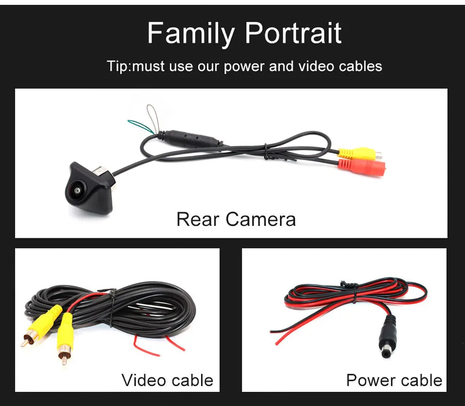 SMARTOUR 4K CVBS AHD 1080P Vehicle Rear View Camera Car Reverse Night Vision Waterproof For AHD Input Car Android Radio Screen