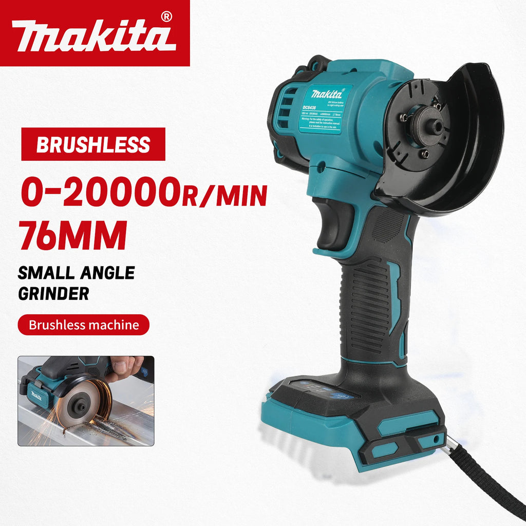 Makita 18V Brushless Cutting Grinder Cordless Tool Low Vibration Stable Running 20000RPM Multi-Scene Use & DIY tools