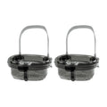 Kitchen Sink Garbage Organizer Hanging Sink Drain Basket with One-press Food Catcher Capacity Plastic Strainer Kitchen