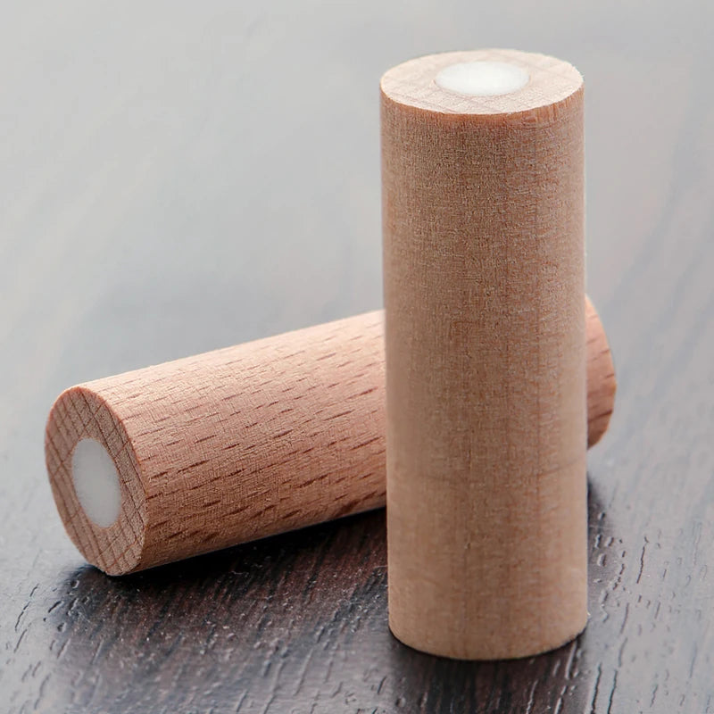 No Smell 2/6pcs Car Perfume Replacement Wood and PE Solid Perfume Drop Essential Oils Suitable For Many Car Air Freshener