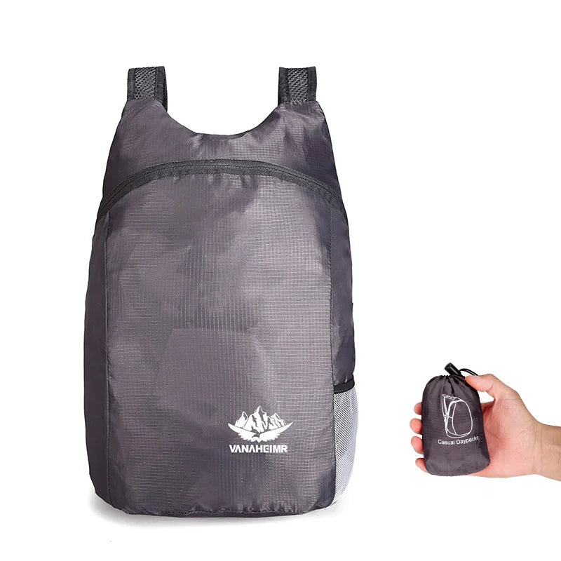 Outdoor Folding Backpack Waterproof Ultra Lightweight Portable Travel Bag Folding Handy Bag Lightweight Travel Men Women Daypack