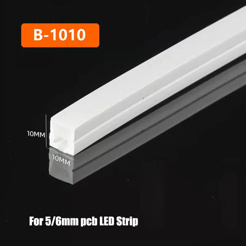 Led Neon Strip Rope Tube Waterproof Flexible Silicone Tape Diffuser for Ws2812 5050 Strip Light Home Atmosphere Decor Lighting