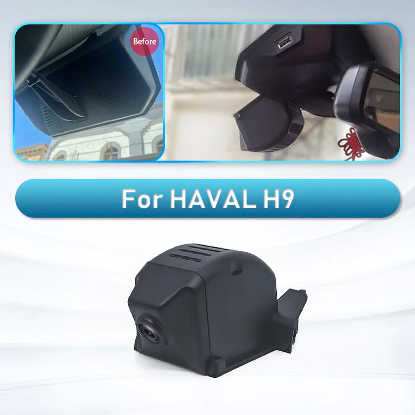 Plug and Play Dash Cam Car DVR UHD Video Recorder Camera For HAVAL H6 H7 F7 F7x H9 H3 DARGO Jolion GWM POER 4K Dashcam USB Port