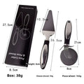 Premium Stainless Steel Kitchen Pizza Cutter Wheel Server Tools Knife Waffle Cookies Cake Bread Dough Slicer Kitchen Gadgets