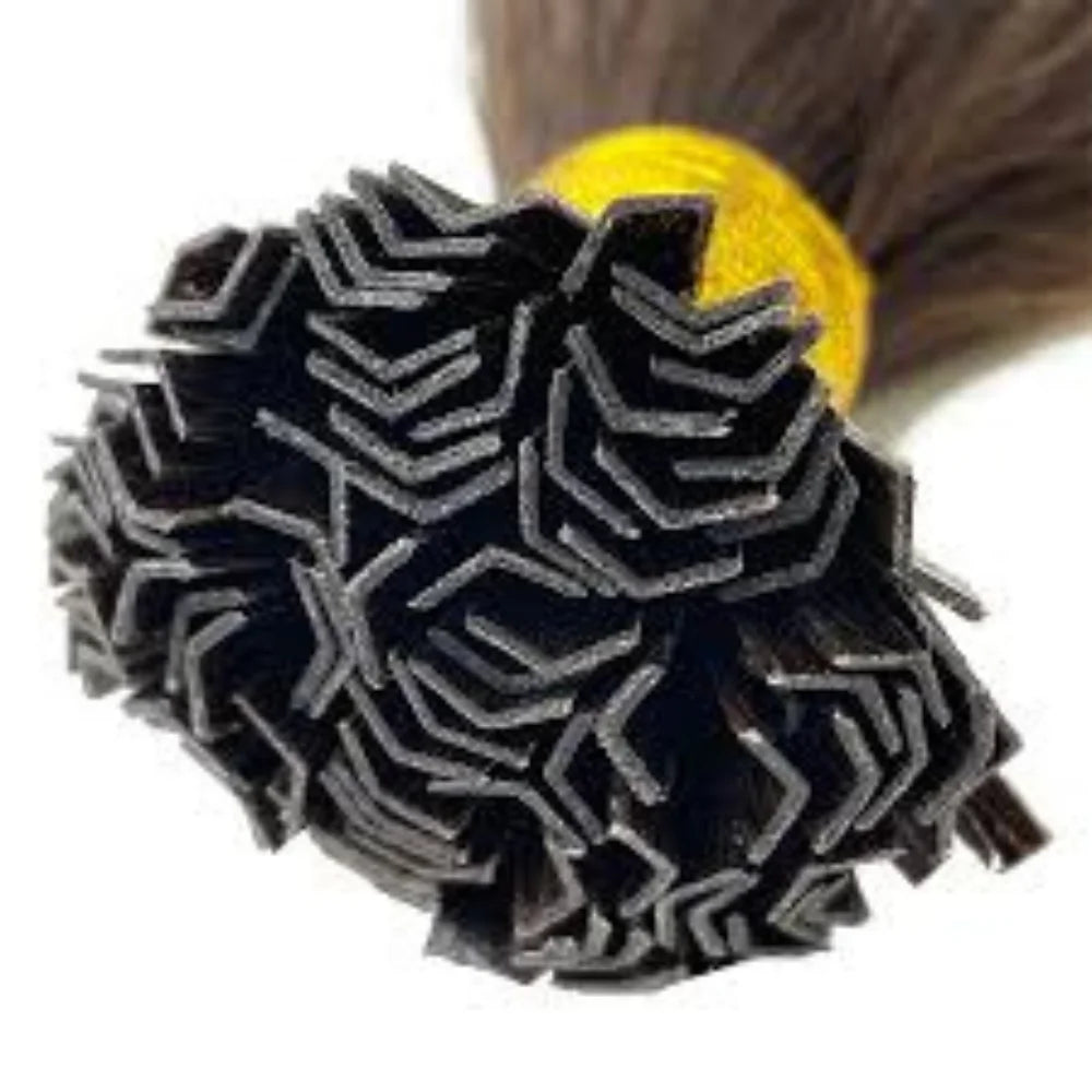 High Quality Remy Human Hair V-Tip Extensions Natural Look & Long Lasting