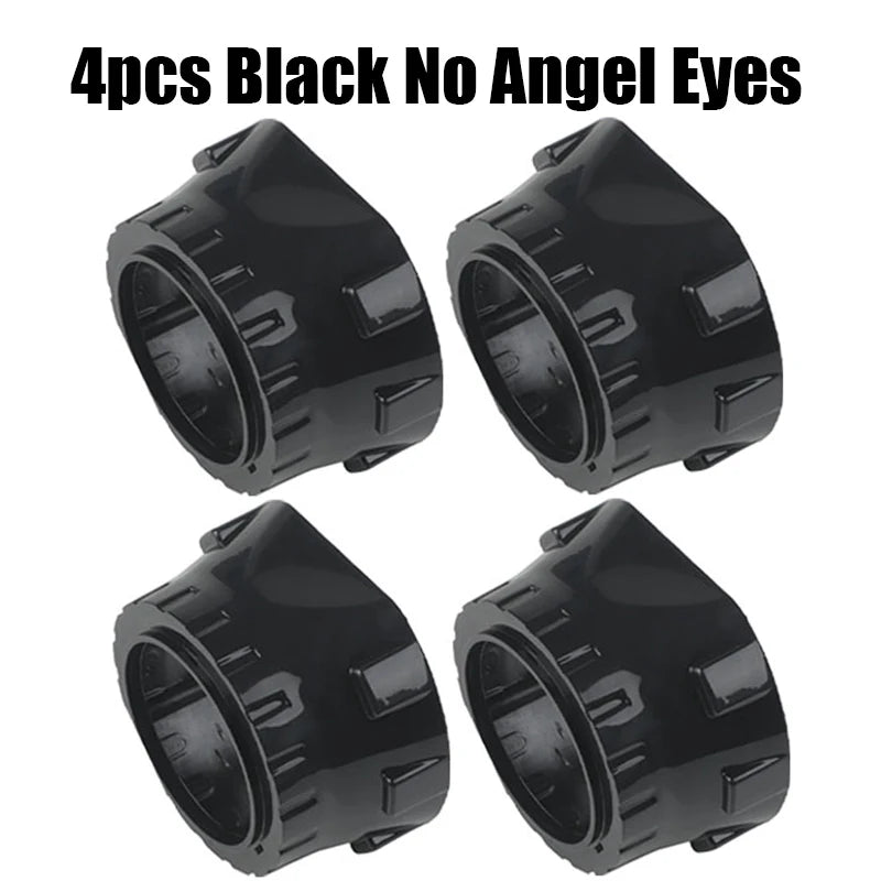2.5 inch 80mm LED Angel Eyes Projector Shrouds WST Bi-xenon Bi-led Headlight Lenses Cover Mask Car Light Retrofit Accessories