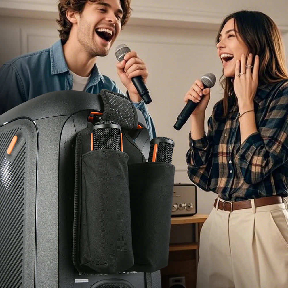 Microphone Holder for JBL PartyBox Wireless Microphone Mic Hanger Storage Holder for Standard Wireless Microphones Accessories