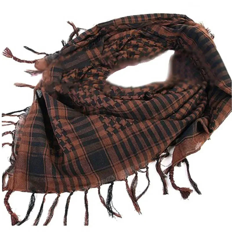 Summer Women Tactical Arab Scarf Men Fashion Lightweight Hijab Scarf Spring Army Plaid Head Scarf Keep Warm New Hot Sale